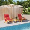 Adirondack Chair Cushions 2 pcs Red Oxford Fabric