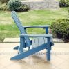 Blue Pool Garden Outdoor Lounger Patio Lounge Chairs Adirondack Chairs Set Of 2