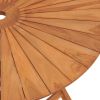 Folding Patio Table - Solid Wood Teak