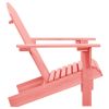 Patio Adirondack Chair Solid Fir Wood Pink