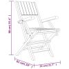 5 Piece Patio Dining Set Solid Wood Teak