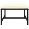 9 Piece Patio Lounge Set with Cushions Poly Rattan Black