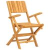 5 Piece Patio Dining Set Solid Wood Teak
