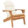 5 Piece Adirondack Patio Lounge Set Solid Wood Acacia