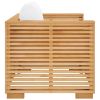 Patio Sofa Chair with Cream Cushions Solid Wood Teak