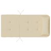 Adirondack Chair Cushions 2 pcs Beige Oxford Fabric