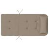 Adirondack Chair Cushions 2 pcs Taupe Oxford Fabric