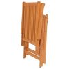 Patio Chairs 6 pcs with Cream Cushions Solid Teak Wood