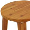 Bar Stools 8 pcs Solid Wood Acacia