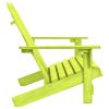 2-Seater Patio Adirondack Chair Solid Wood Fir Green