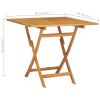 5 Piece Patio Dining Set Solid Teak Wood