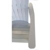 Wood Outdoor Adirondack Chair, White Color