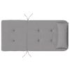 Adirondack Chair Cushions 2 pcs Gray Oxford Fabric