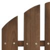 2-Seater Patio Adirondack Chair Solid Wood Fir Brown