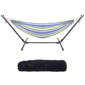 Hammock & Steel Frame Stand Swing Chair Home/Outdoor Backyard