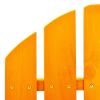 Patio Adirondack Rocking Chair Solid Fir Wood Orange