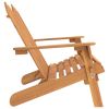 Adirondack Patio Bench 49.6" Solid Wood Acacia