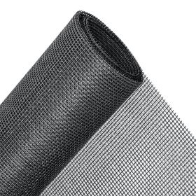 Flower Pot Bottom Gauze Pad Rectangular Succulent Mesh Plate (Option: Black-5pcs)