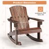 Outdoor Garden Adirondack Chair W/Arm Rest