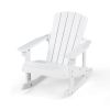 Outdoor Garden Adirondack Chair W/Arm Rest