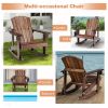 Outdoor Garden Adirondack Chair W/Arm Rest