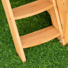 Indoor/Outdoor Cat House 2-Story Wooden Kitten Condo With Balcony Roof
