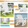 Outdoor Garden Adirondack Chair W/Arm Rest