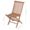 Patio Chairs with Light Blue Cushions 4 pcs Solid Teak Wood