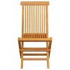 Patio Chairs with Light Blue Cushions 4 pcs Solid Teak Wood