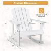 Outdoor Garden Adirondack Chair W/Arm Rest