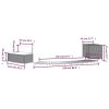 Hot Tub Surround Gray Poly Rattan and Solid Wood Acacia